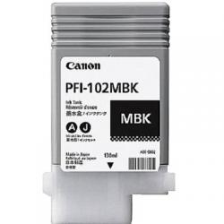 PFI-102MBK, ink cartridge, pigment black, 130ml