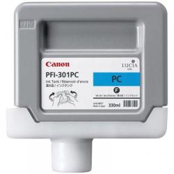 PFI-301PC, ink cartridge, pigment photo cyan, 330ml
