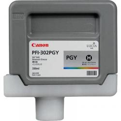 PFI-302PGY, ink cartridge, pigment photo gray, 330ml