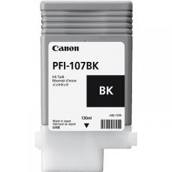 PFI-107BK, ink cartridge, dye black, 130ml