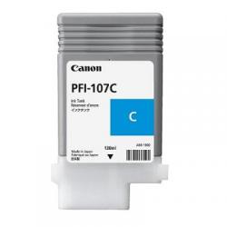 PFI-107C, ink cartridge, dye cyan, 130ml