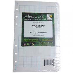 Field sheets, all-weather, 6hole punch, field, 100shts