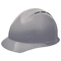 Americana Hard hat, 4-pt ratchet, standard brim, vented, color: gray