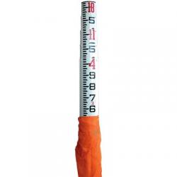 Level rod, SK, 18ft, 5 sections, ft/10ths
