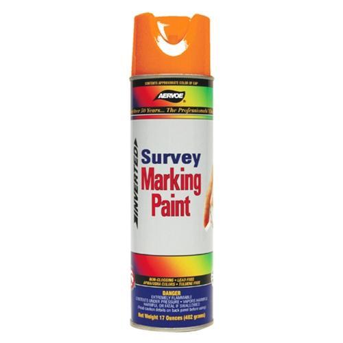 Paint, marking, survey, flor orange