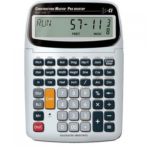 Calculator, construction master 5, pro desk model