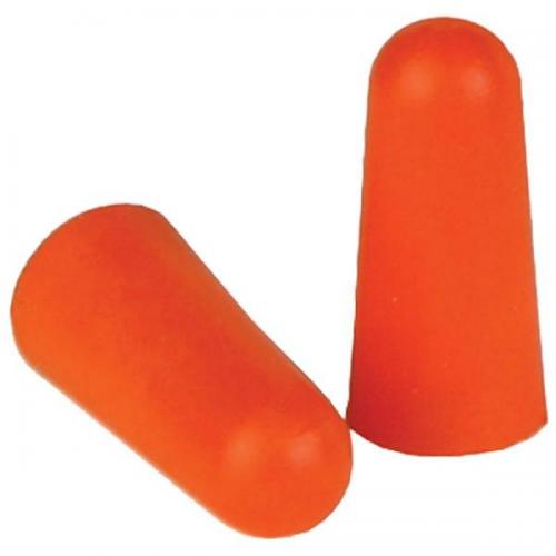 Ear plugs, uncorded, disposable, foam, orange, 200per/bx