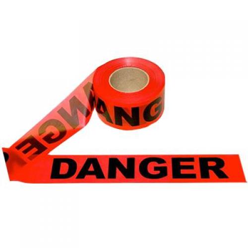 Baricade tape, danger, 3 x 1000'