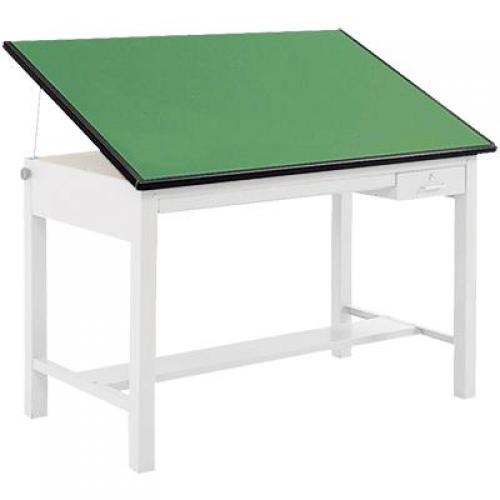 Top, drafting table, green, 60x37 1/2