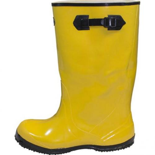 Yellow Slush Boots, Sold by the Pair, Size 15
